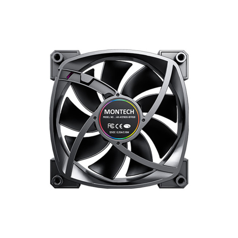 Кулер до корпусу MONTECH AX120 PWM BLACK