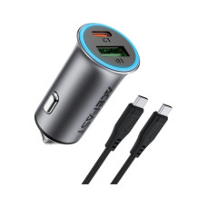Зарядний пристрій Acefast 1xUSB-C PD95W + 1xUSB gray (6974316285304)