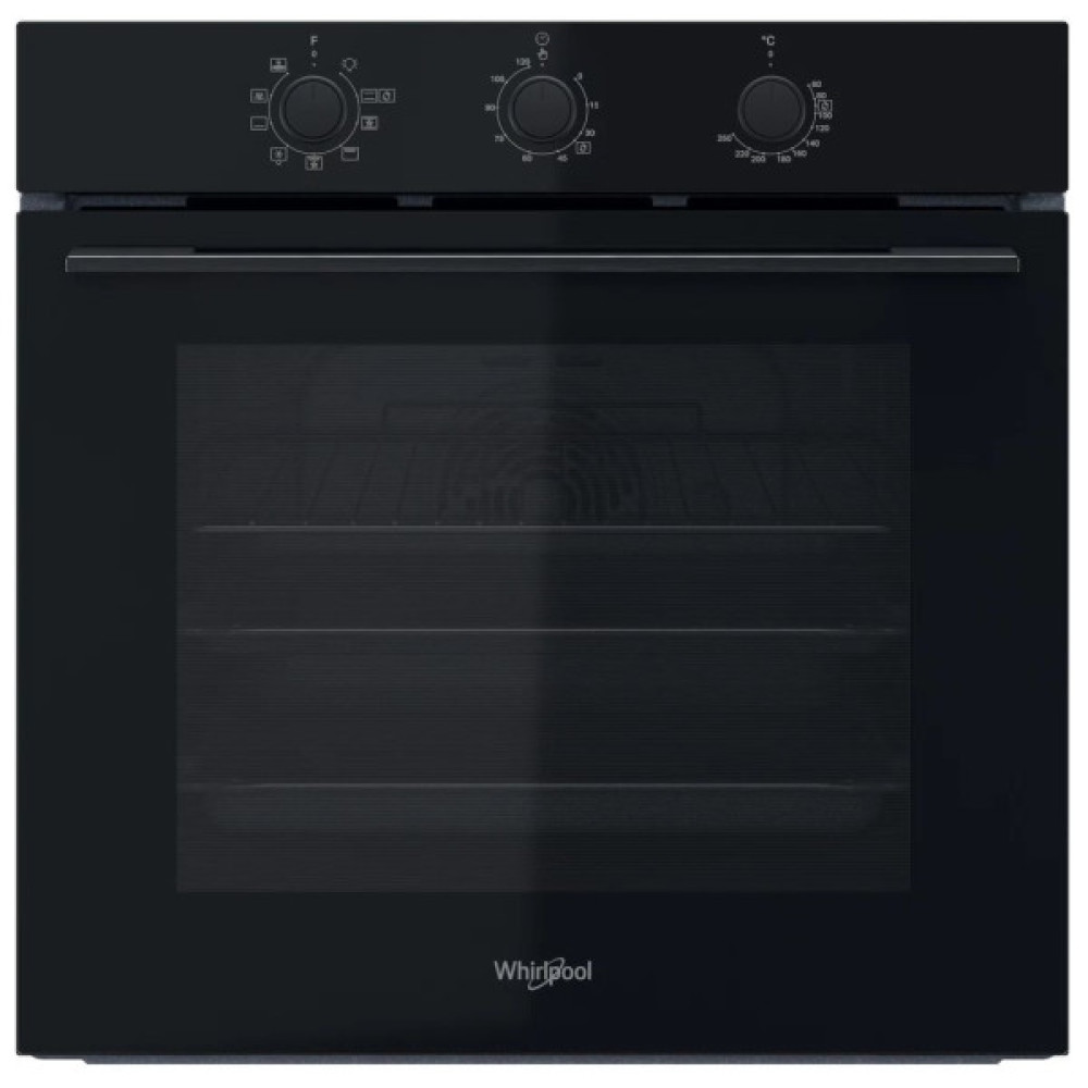 Духова шафа Whirlpool електрична, 71л, A, конвекція, чорний