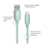 Дата кабель USB 2.0 AM to Lightning 2.0m mint ColorWay (CW-CBUL007-MT) Дата кабель USB 2.0 AM to Lightning 2.0m mint ColorWay (CW-CBUL007-MT)