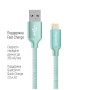Дата кабель USB 2.0 AM to Lightning 2.0m mint ColorWay (CW-CBUL007-MT) Дата кабель USB 2.0 AM to Lightning 2.0m mint ColorWay (CW-CBUL007-MT)