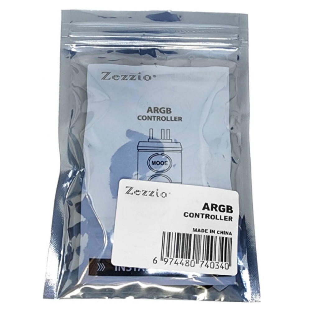 Модуль управління підсвічуванням Zezzio Контролер керування Zezzio ARGB 3-Pin 5V/SATA (Zezzio ARGB controller Sata) (Zezzio ARGB 3-Pin 5V/SATA)