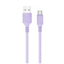 Дата кабель USB 2.0 AM to USB-C 1.0m soft silicone violet ColorWay (CW-CBUC044-PU) Дата кабель USB 2.0 AM to USB-C 1.0m soft silicone violet ColorWay (CW-CBUC044-PU)