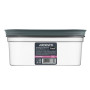 Харчовий контейнер Ardesto Fresh 1л, пластик, прямокутна, сірий (AR1308GG)
