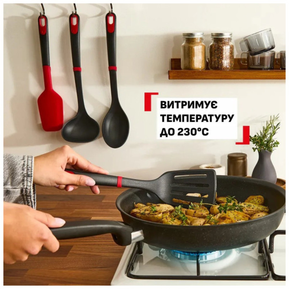 Ложка кухарська Tefal Ingenio+ червоно-чорний (K1980334)