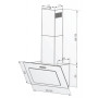 Витяжка кухонна Interline ROCK BL A/60 PB/2/T Витяжка кухонна Interline ROCK BL A/60 PB/2/T