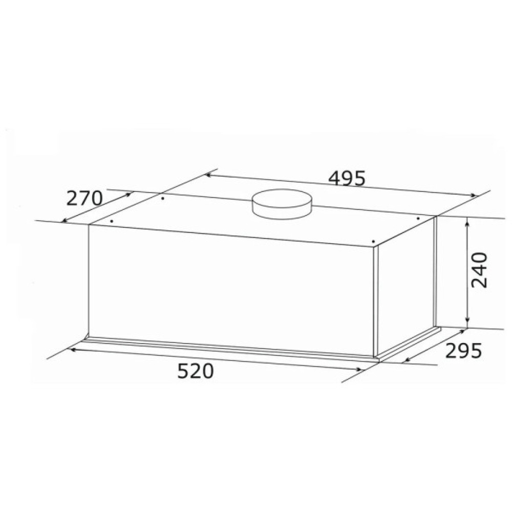 Витяжка кухонна GRANADO Palamos 4613-1200 Black glass (GCH4613120011)