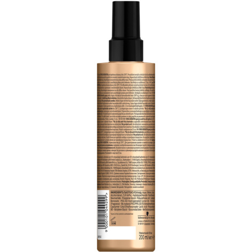 Спрей для волосся Syoss Keratin Термозахист до 230°С 200 мл (9000101049299)