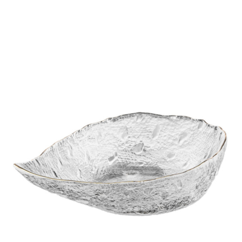 Салатник Ardesto Leaf 17.5см, скло, прозорий (AR5008)