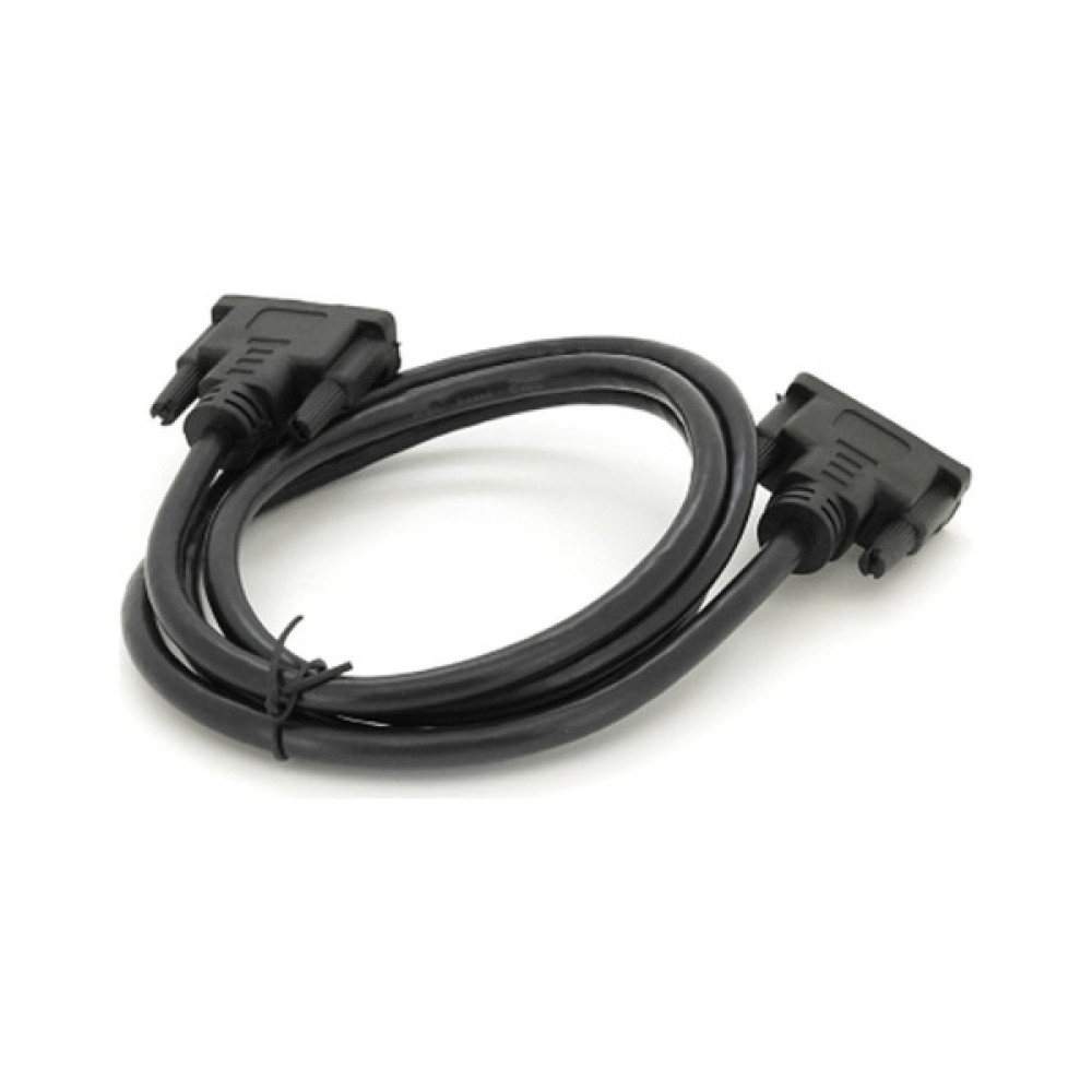 Кабель мультимедійний DVI M to DVI M 1.5m 24+1pin black Merlion (YT-DVI(M)/(M)NY-1.5mB)