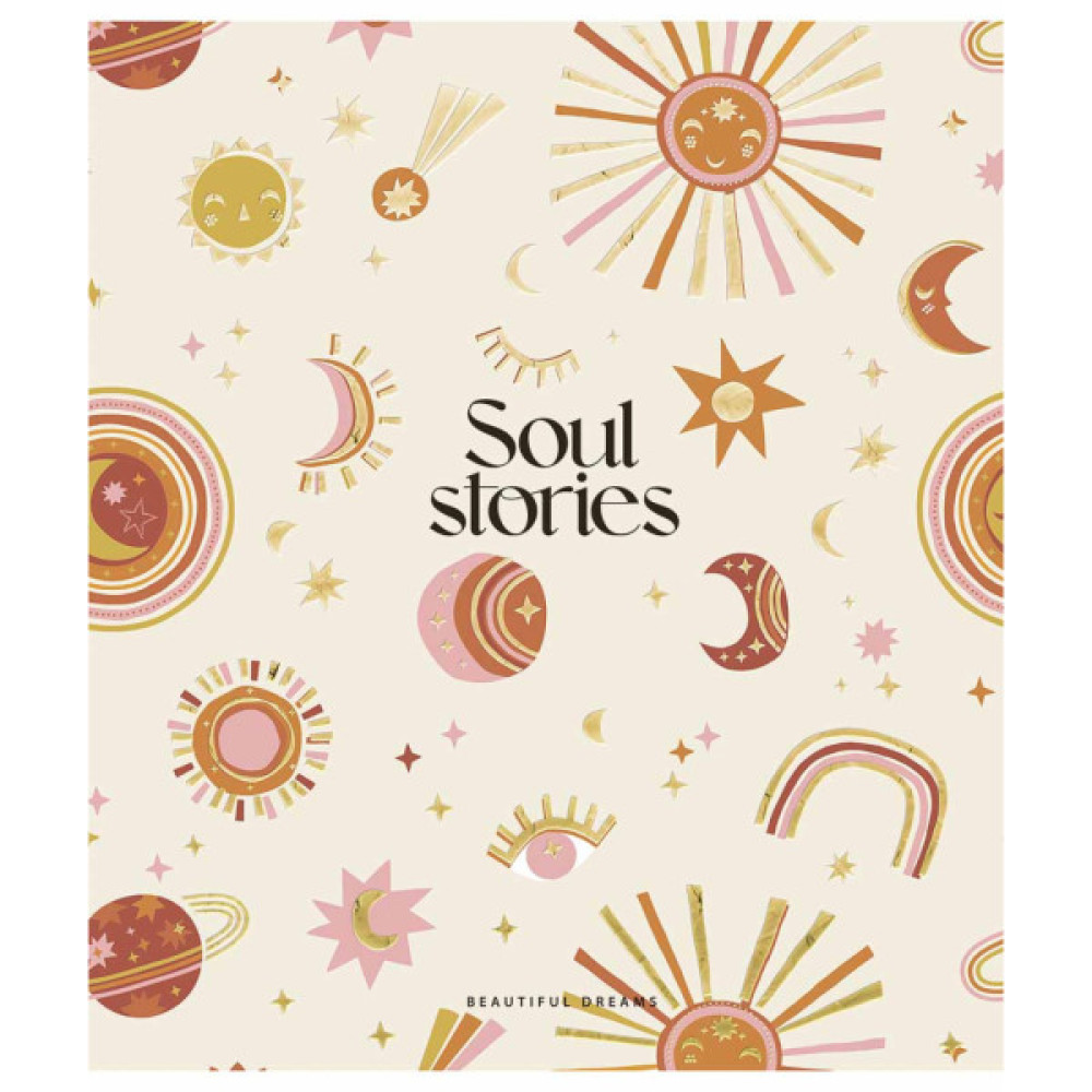 Зошит Школярик Soul stories 80 аркушів клітинка (080-3202K)