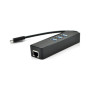 Концентратор Voltronic USB-C to 3xUSB 3.0 + RJ45 1000Mbps black (YT-TCA3H3+Et-W)