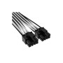 Кабель живлення video power 12+4pin PCIe Gen 5 12VHPWR 600W black/white Corsair (CP-8920333)