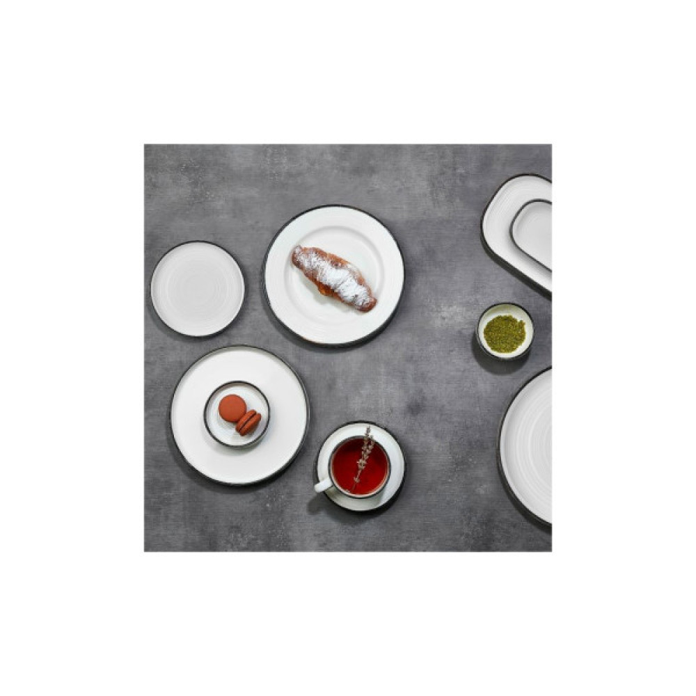 Салатник By Bone серія "Helix" декор "Black" 14 см 200 мл (HL-BLA-14-CK)