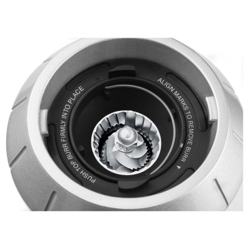 Кавомолка Catler жорнова, 150Вт, об'єм зерен-250г, 25 ступ.помолу, метал, сріблястий