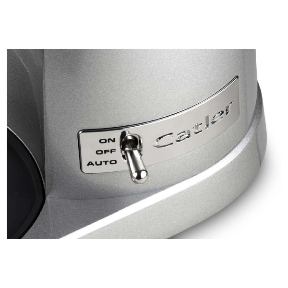 Кавомолка Catler жорнова, 150Вт, об'єм зерен-250г, 25 ступ.помолу, метал, сріблястий