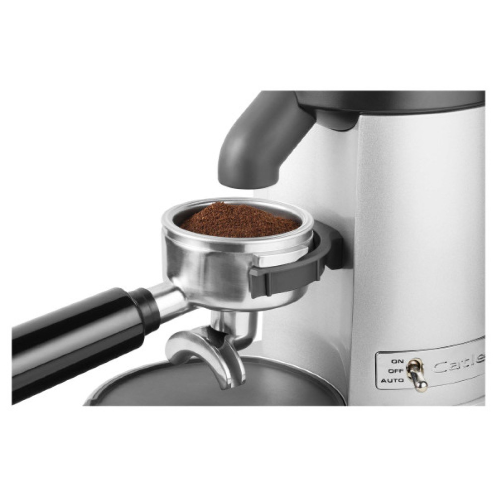 Кавомолка Catler жорнова, 150Вт, об'єм зерен-250г, 25 ступ.помолу, метал, сріблястий