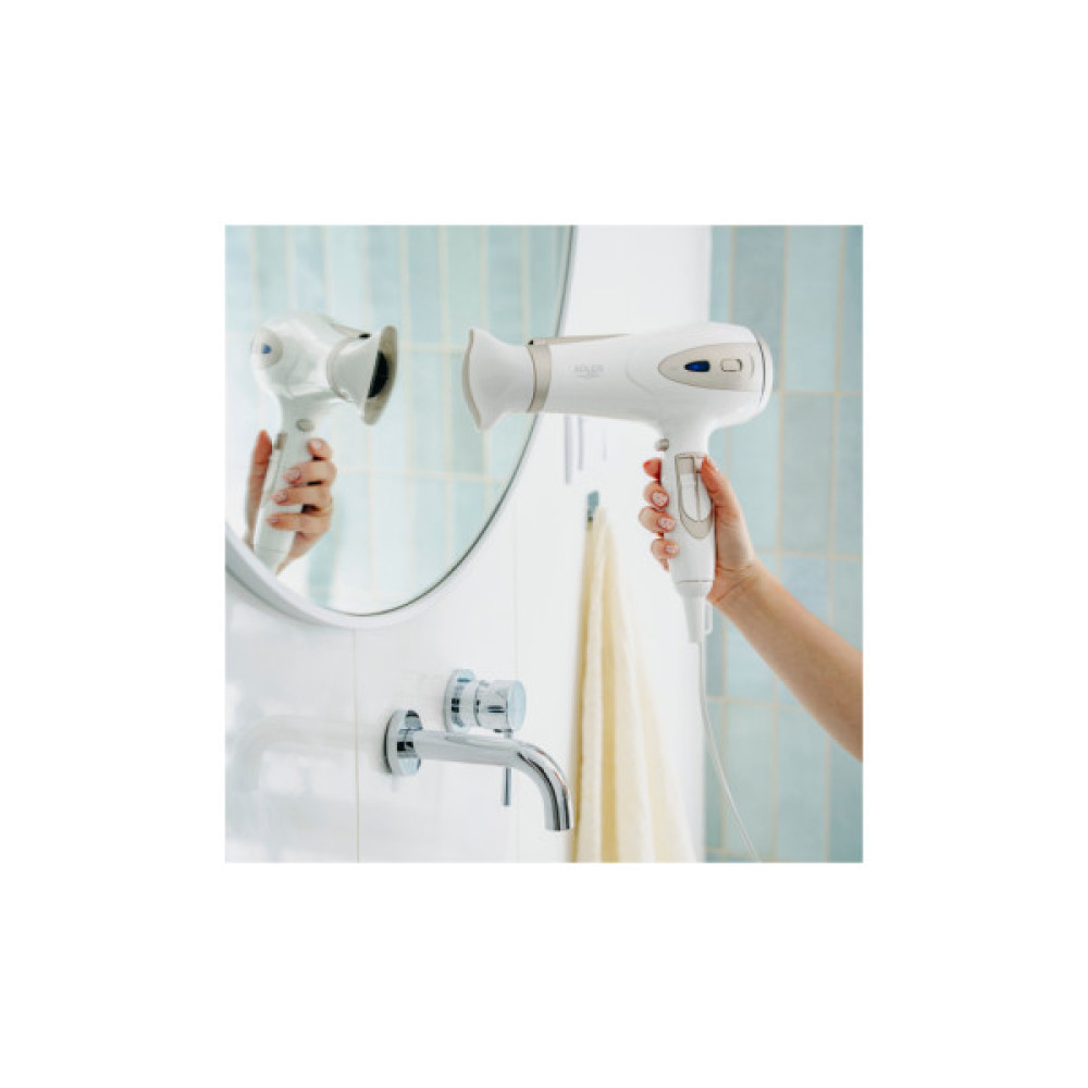 Фен Adler AD 2248 white (AD2248W)