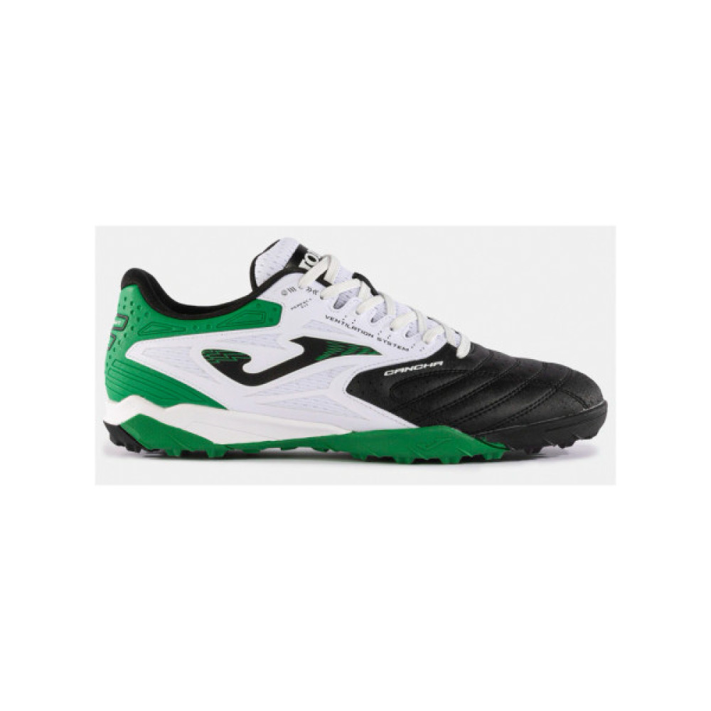 Сороконіжки Joma Cancha CANW2401TF чорний, білий, зелений 43 (8445954812453)