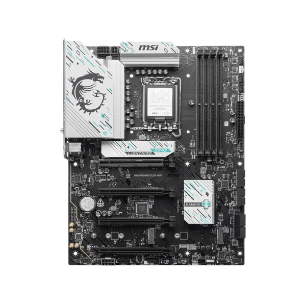 Материнcька плата MSI B860 GAMING PLUS WIFI s1851 B860 4xDDR5 M.2 HDMI DP WiFi BT ATX