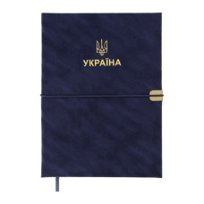 Тижневик Buromax датований 2025 PATRIOT VELOUR, А5 синій (BM.21133-02)
