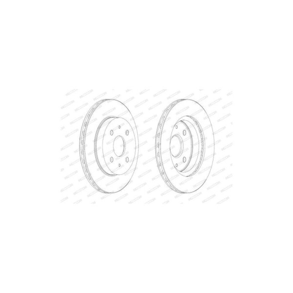 Гальмівний диск FERODO DDF1774C
