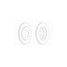 Гальмівний диск FERODO DDF1774C
