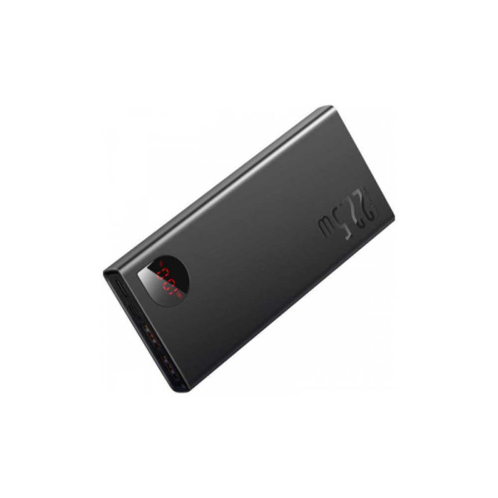 Батарея універсальна Baseus Adaman 10000mAh, PD QC/3.0/22,5W, black (PPAD070001)