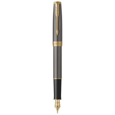 Ручка пір'яна Parker SONNET 17 Grey Lacquer GT  FP F (86 415)