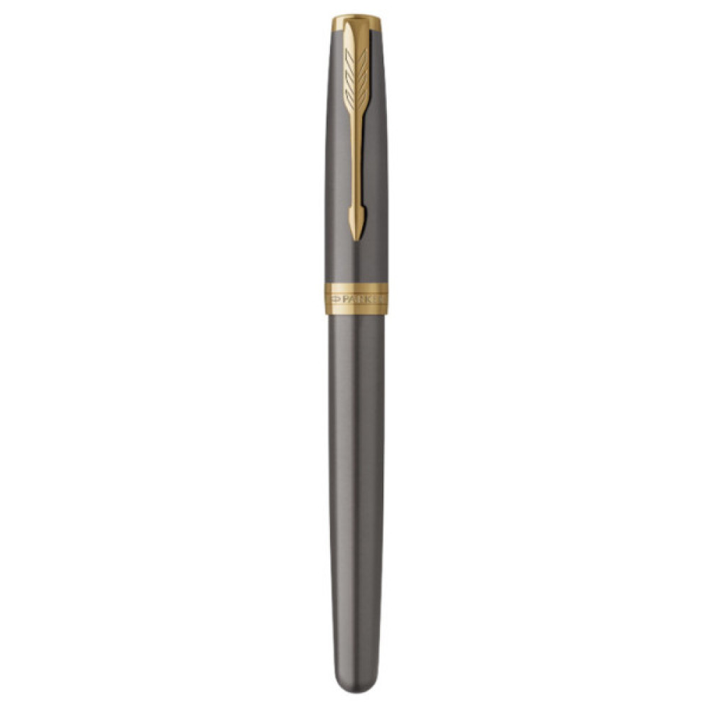 Ручка пір'яна Parker SONNET 17 Grey Lacquer GT  FP F (86 415)
