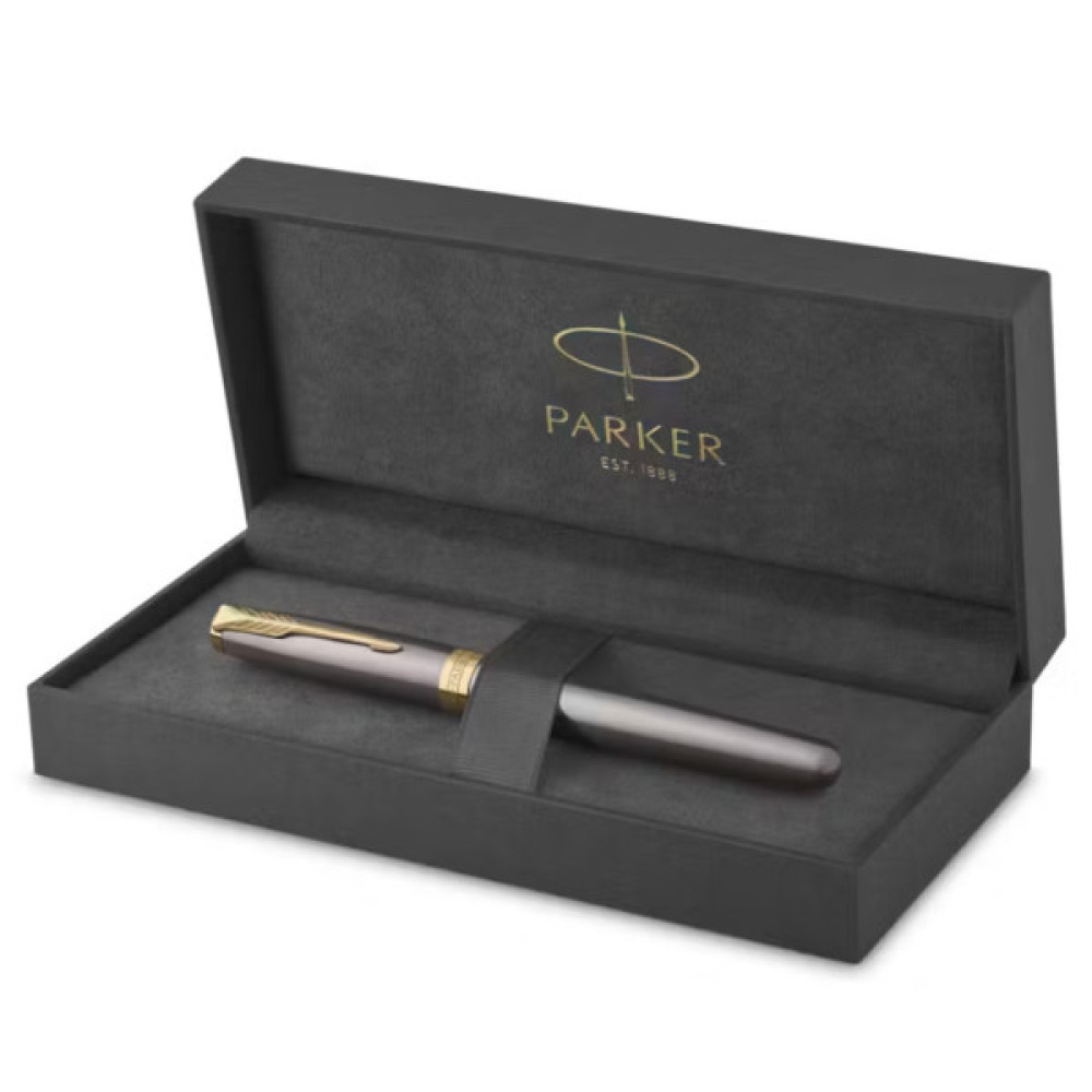 Ручка пір'яна Parker SONNET 17 Grey Lacquer GT  FP F (86 415)