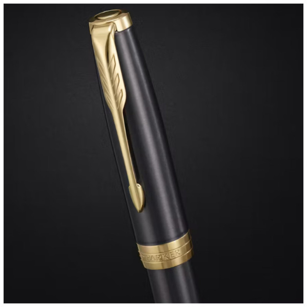 Ручка пір'яна Parker SONNET 17 Grey Lacquer GT  FP F (86 415)