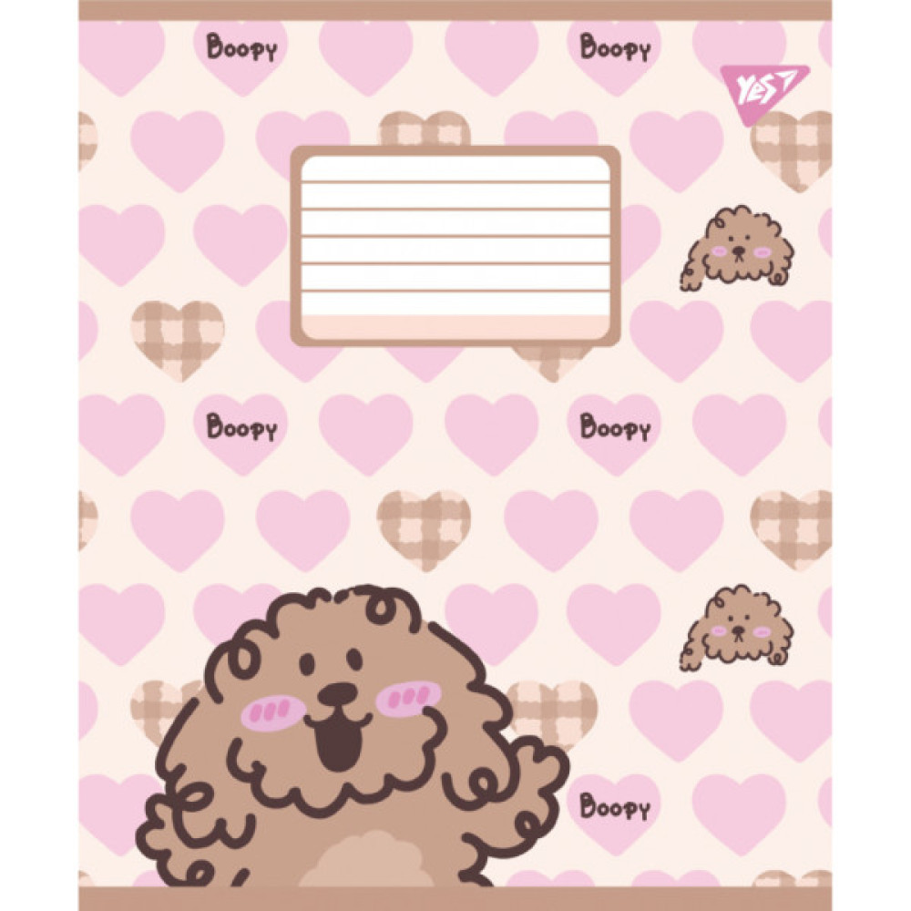 Зошит Yes Hello Puppy А5 24 аркушів клітинка (767810)