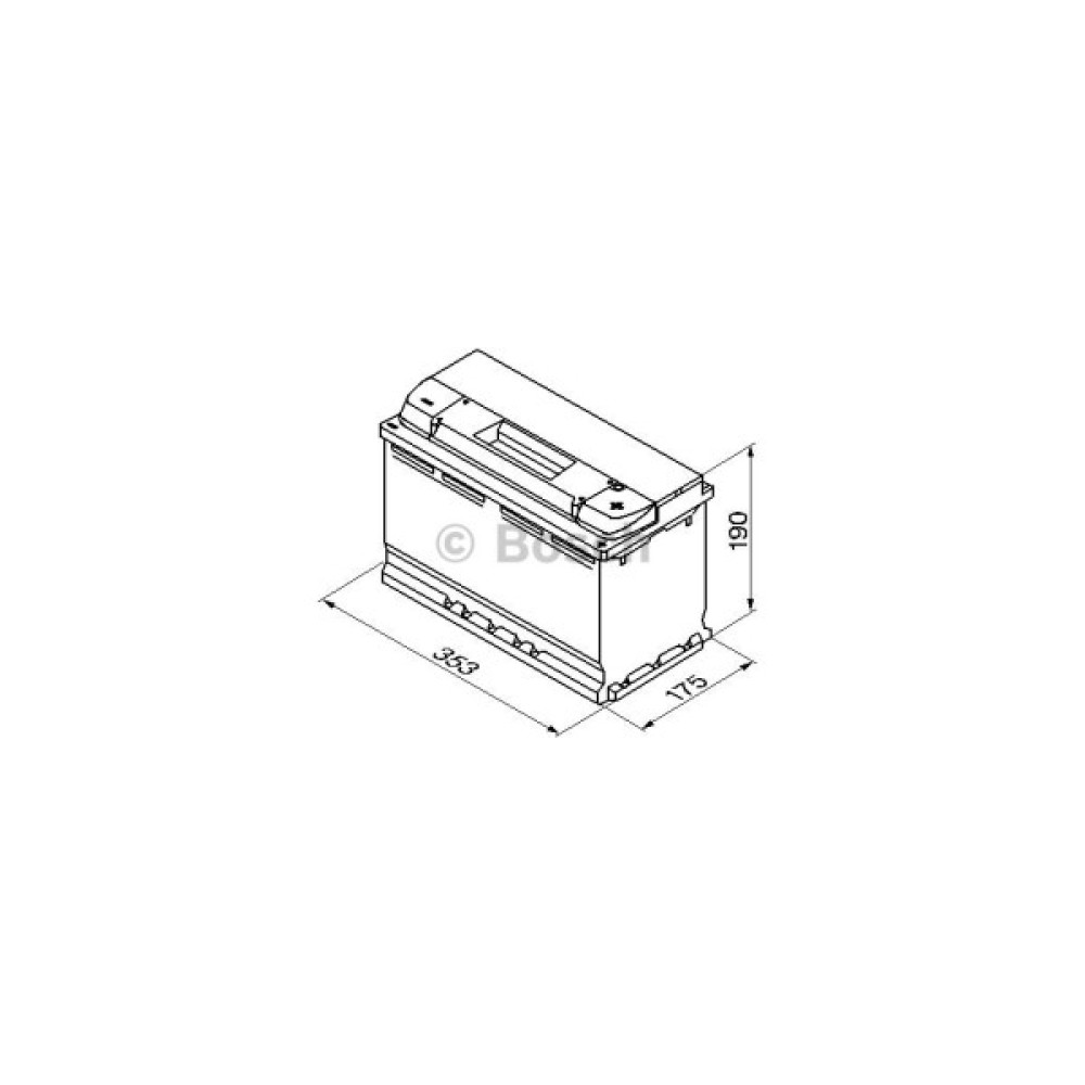 Акумулятор автомобільний Bosch 100А (0 092 S50 130)