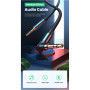 Кабель мультимедійний 3.5mm M to 3.5mm M 1.5m 90° corner AV112 blue Ugreen (60180) Кабель мультимедійний 3.5mm M to 3.5mm M 1.5m 90° corner AV112 blue Ugreen (60180)