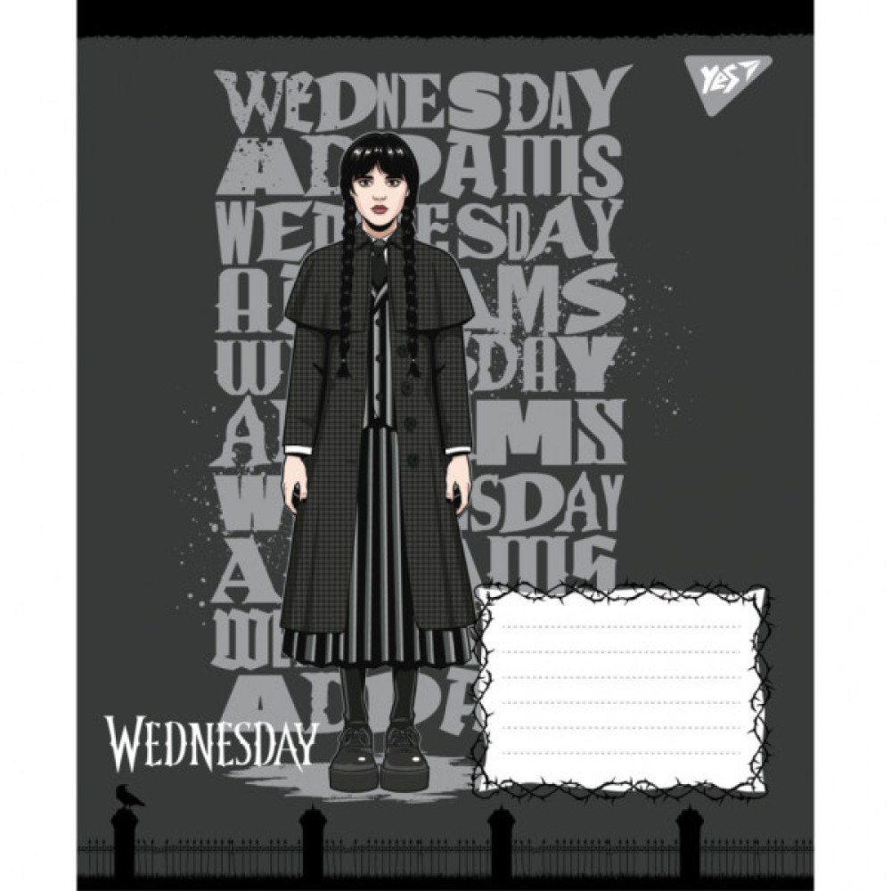 Зошит Yes Wednesday Школа Загадок А5 24 аркуша клітинка (768265)