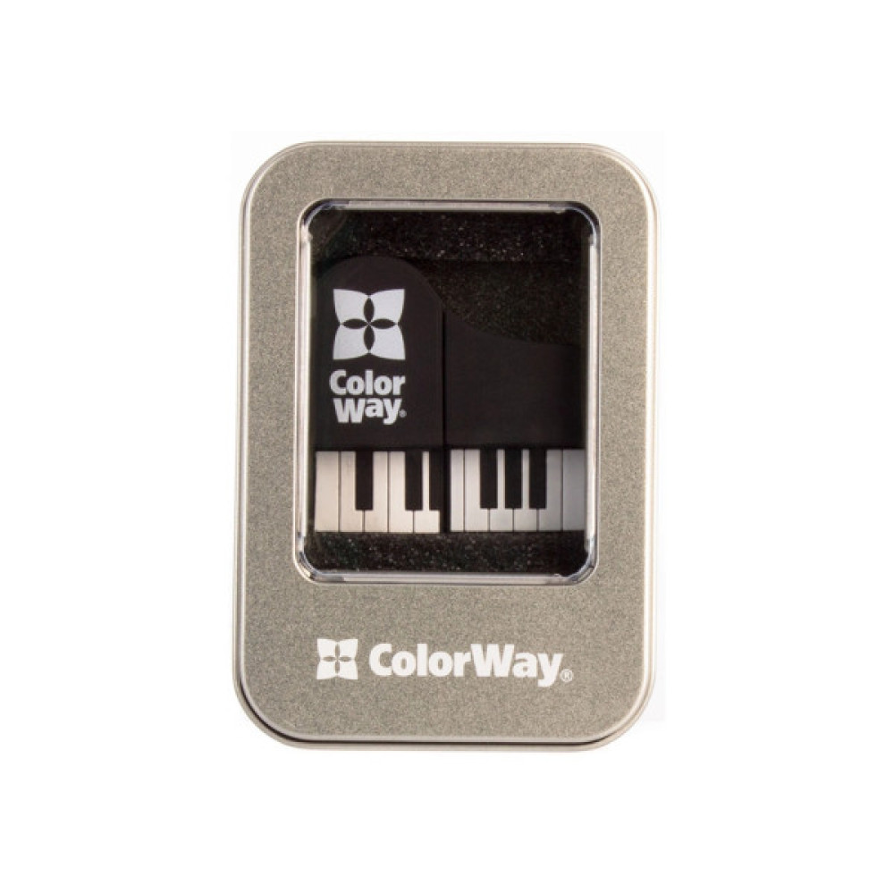 USB флеш накопичувач ColorWay Piano 32 GB 3.0 Black (CW-USBPO32)