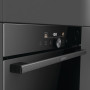 Духова шафа Gorenje електрична, 77л, A+, пара, дисплей, готування на різних рівнях, піроліз, Wi-Fi, чорний