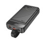 Батарея універсальна HOCO 30000mAh Element PD/20W, QC/22.5W, LED Lamp, Black (J123B / 714735)
