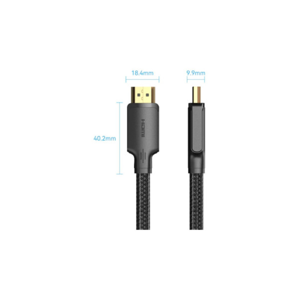 Кабель мультимедійний HDMI M to HDMI M 12.0m V2.0 4K30Hz braided Vention (ALLBM)