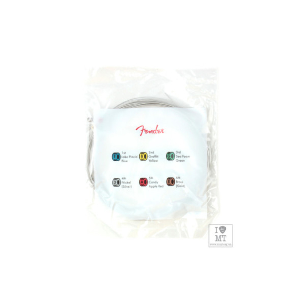 Струни для гітари Fender 250LR Nickel-Plated Steel Guitar Strings (09-46) (A009835)