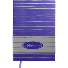 Книга записна Buromax RELAX А5 96 аркушів лінія, фіолетовий (BM.295201-07)