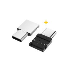 Дата кабель OTG USB 2.0 AF to USB-C silver XoKo (XK-AC045-SL2)