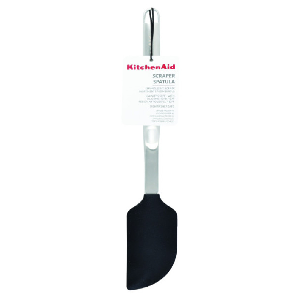 Лопатка кухонна KitchenAid Premium для тіста, 31,4 см, чорний (KMG031OHOB)