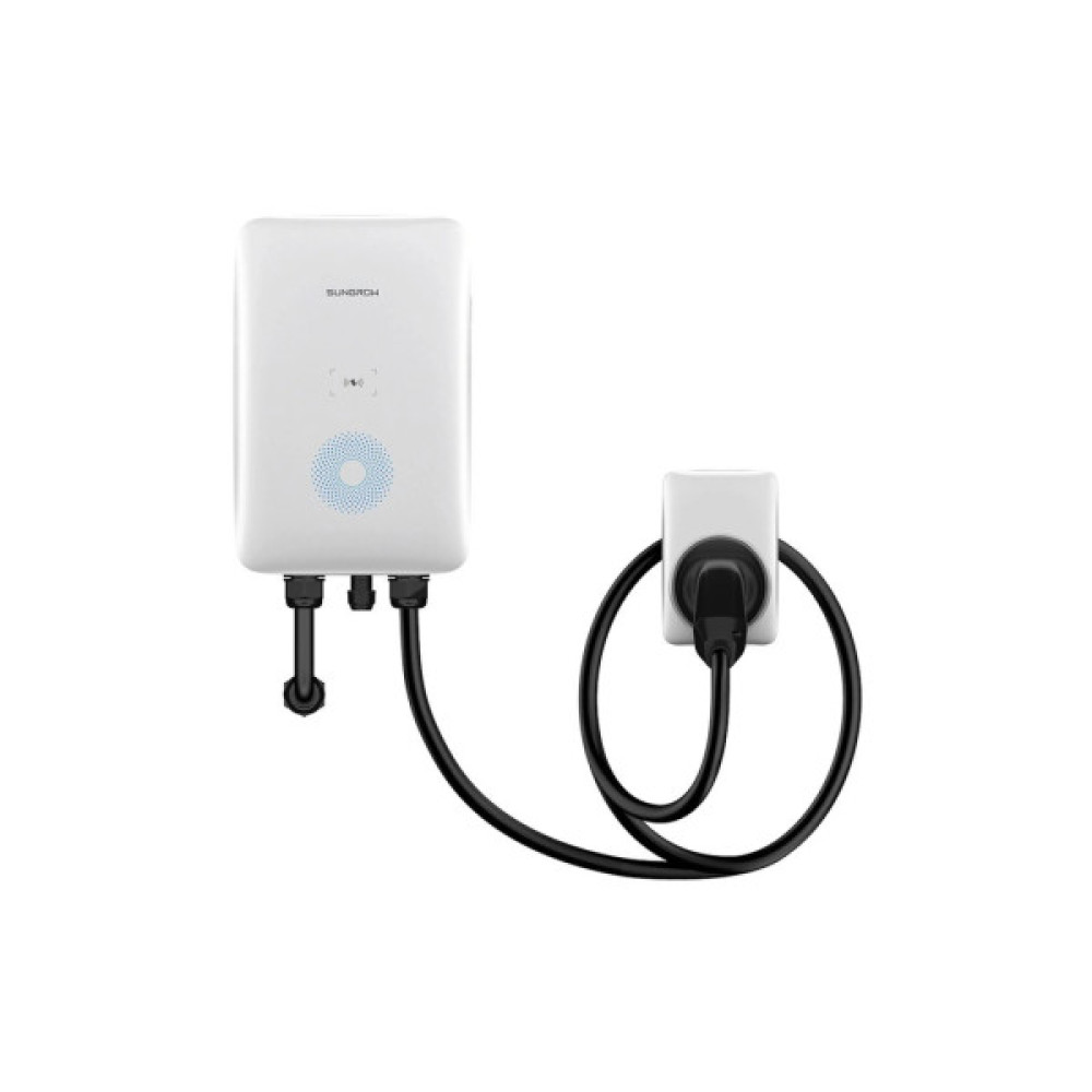 Зарядна станція для електромобілів Sungrow Type2 11kW 16A 3-P (AC011E-01) Зарядна станція для електромобілів Sungrow Type2 11kW 16A 3-P (AC011E-01)