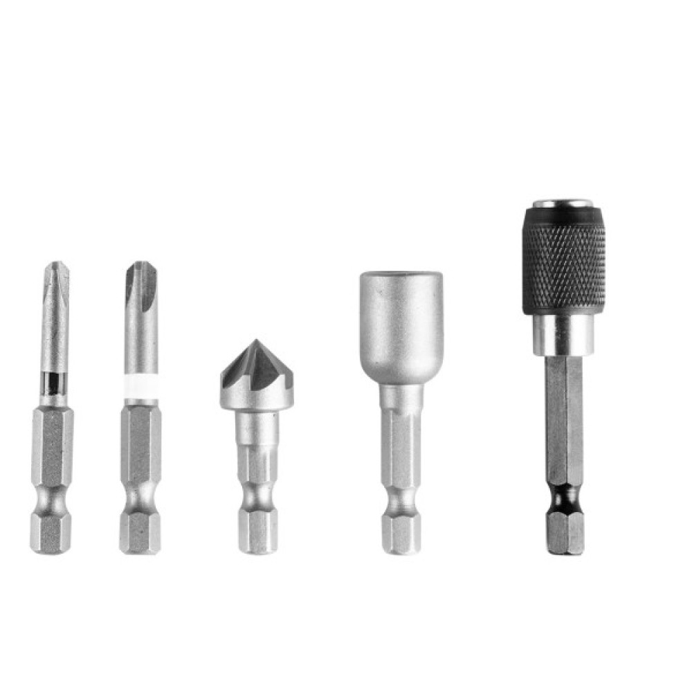 Шурупокрут-дриль акумуляторний GRAPHITE Energy+ 18В 2х2.0А·год 44Нм 0-1250об/хв набір 109шт приладдя кейс 7.35кг