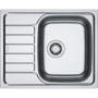 Мийка кухонна Franke Spark, нерж.сталь, прямокутник, з крилом, 620х500х160мм, чаша - 1, накладна, SKL 611-62, нерж декор