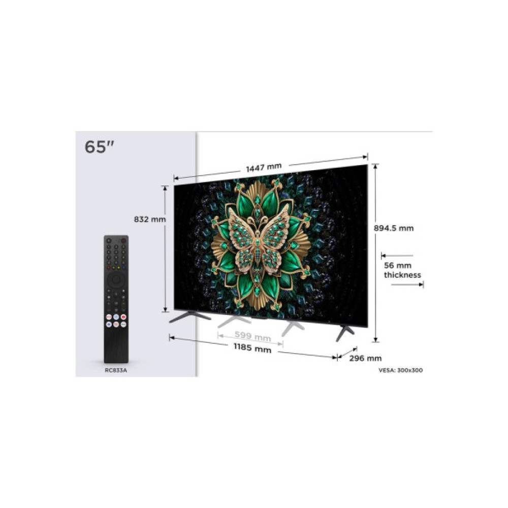 Телевізор TCL 65C6K