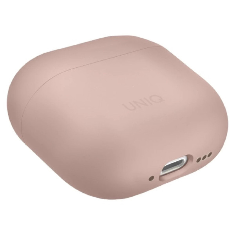 Чохол для навушників Uniq Lino AirPods 4 Silicone Pink Blush (8886463691380)