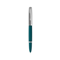 Ручка пір'яна Parker PARKER 51 Teal Blue CT  FP F (55 311)